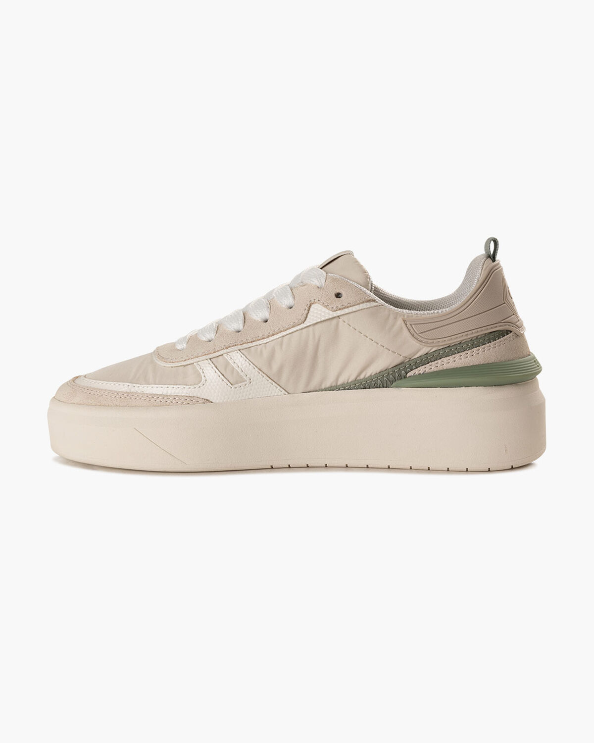 Cambria - Suede/Nylon, White/Green, hi-res