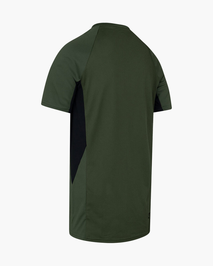 Cruyff Tech Turn Shirt Junior, Green/Black, hi-res