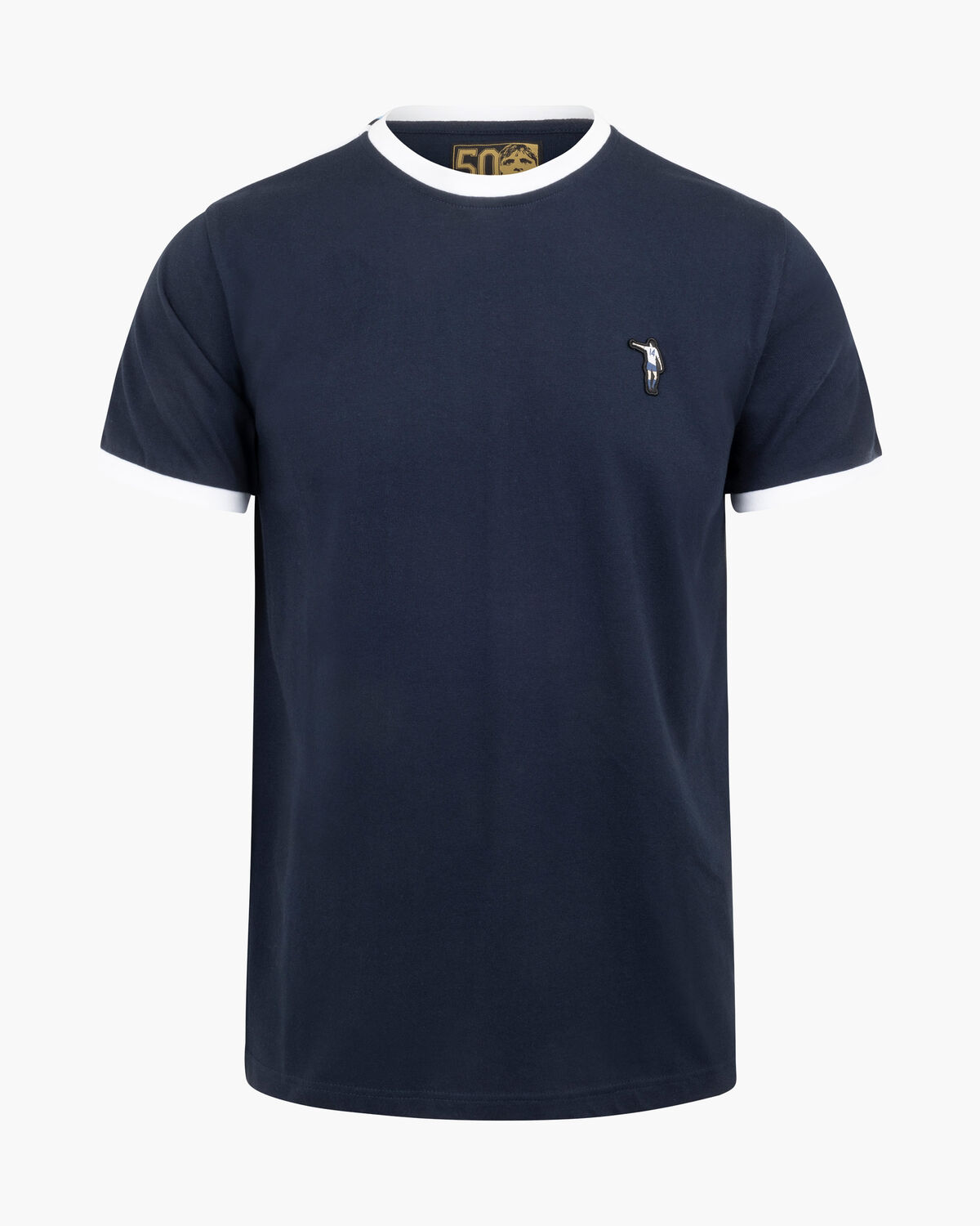 Dos Rayas Ringer Tee, Navy EN, hi-res