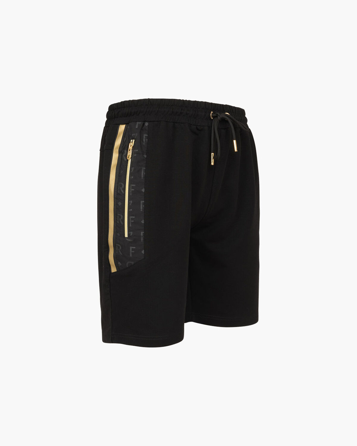 Jake Short 63 % cotton 32 % polyester 5 % elastane, Black/Gold, hi-res