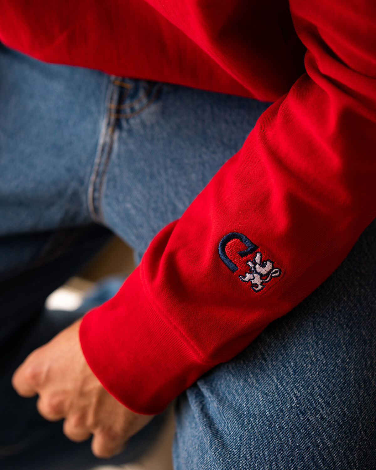 Heritage Johan Sweatshirt Crewneck, Savvy Red, hi-res