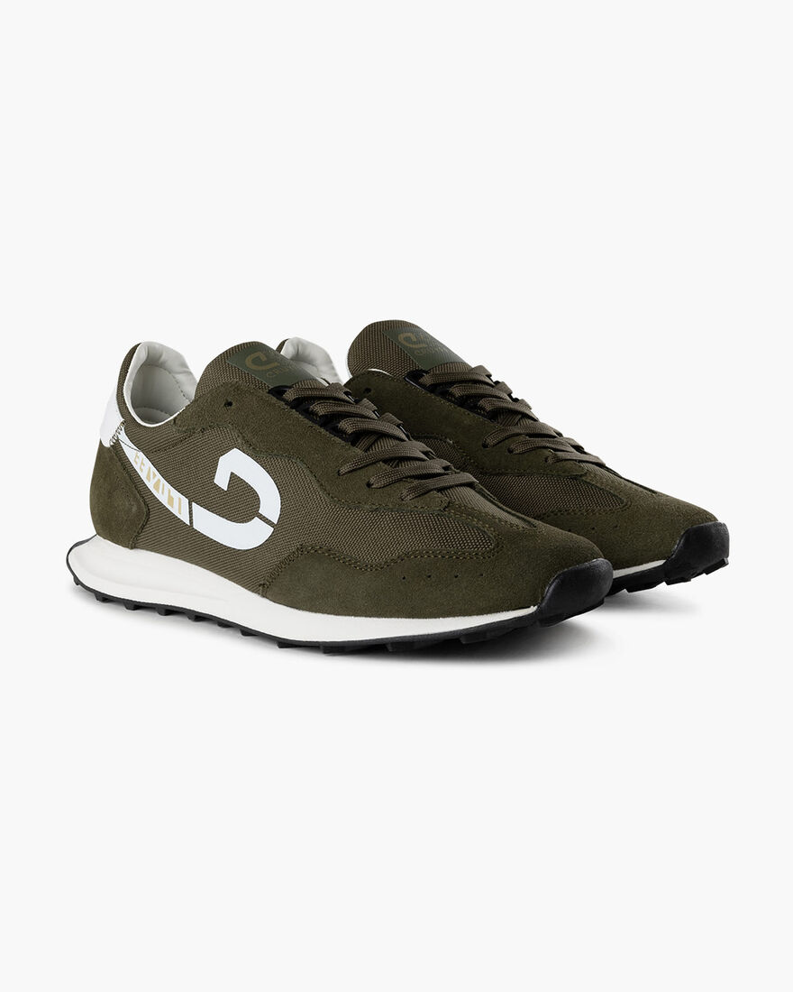 Londra Walk - Suede/Nylon, Dark green, hi-res