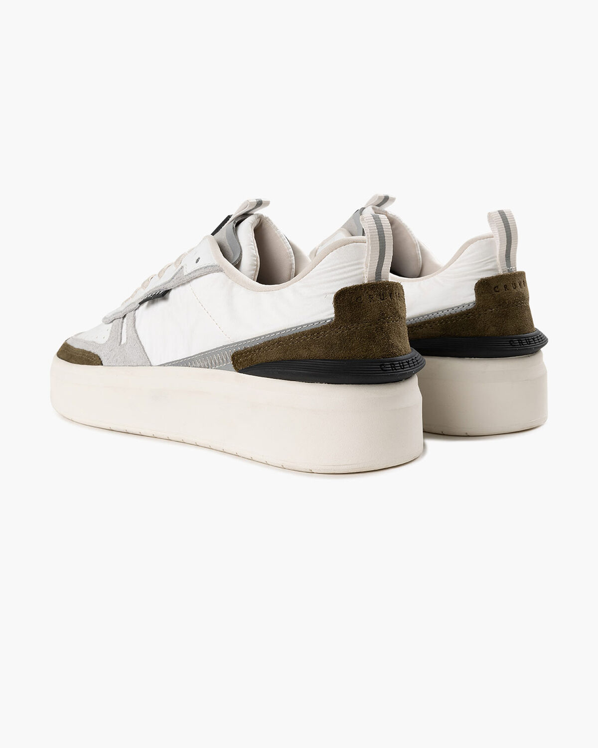 Cambria - Soft Leather/Crepe Nylon/Suede, White/Green, hi-res