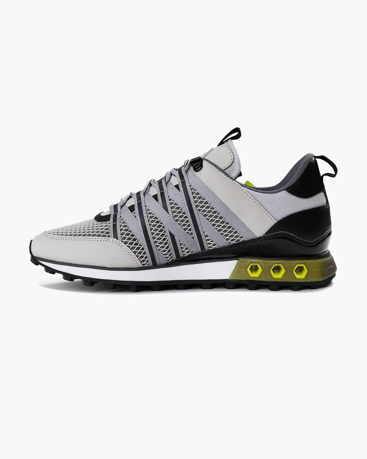 Fearia \\ Montserrat - Rubber Mesh/Matt, Grey/Yellow, hi-res