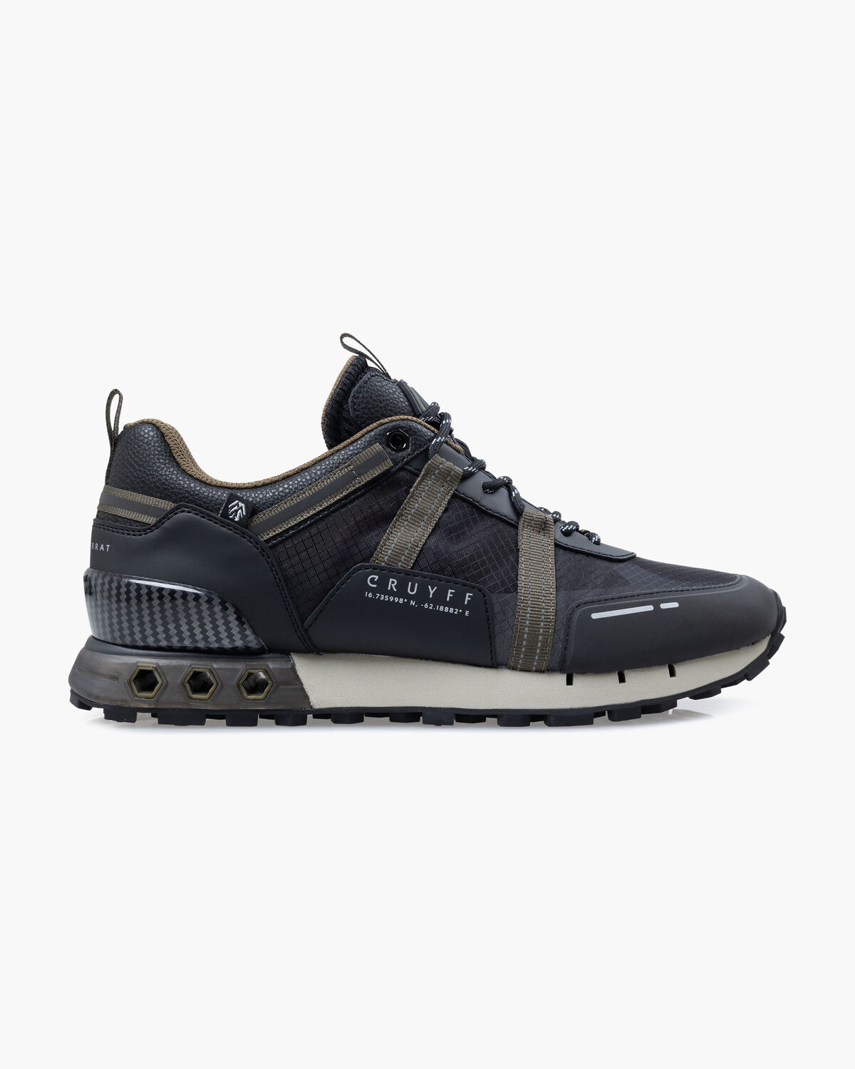 Inter Lace // Montserrat, Black/Green, hi-res