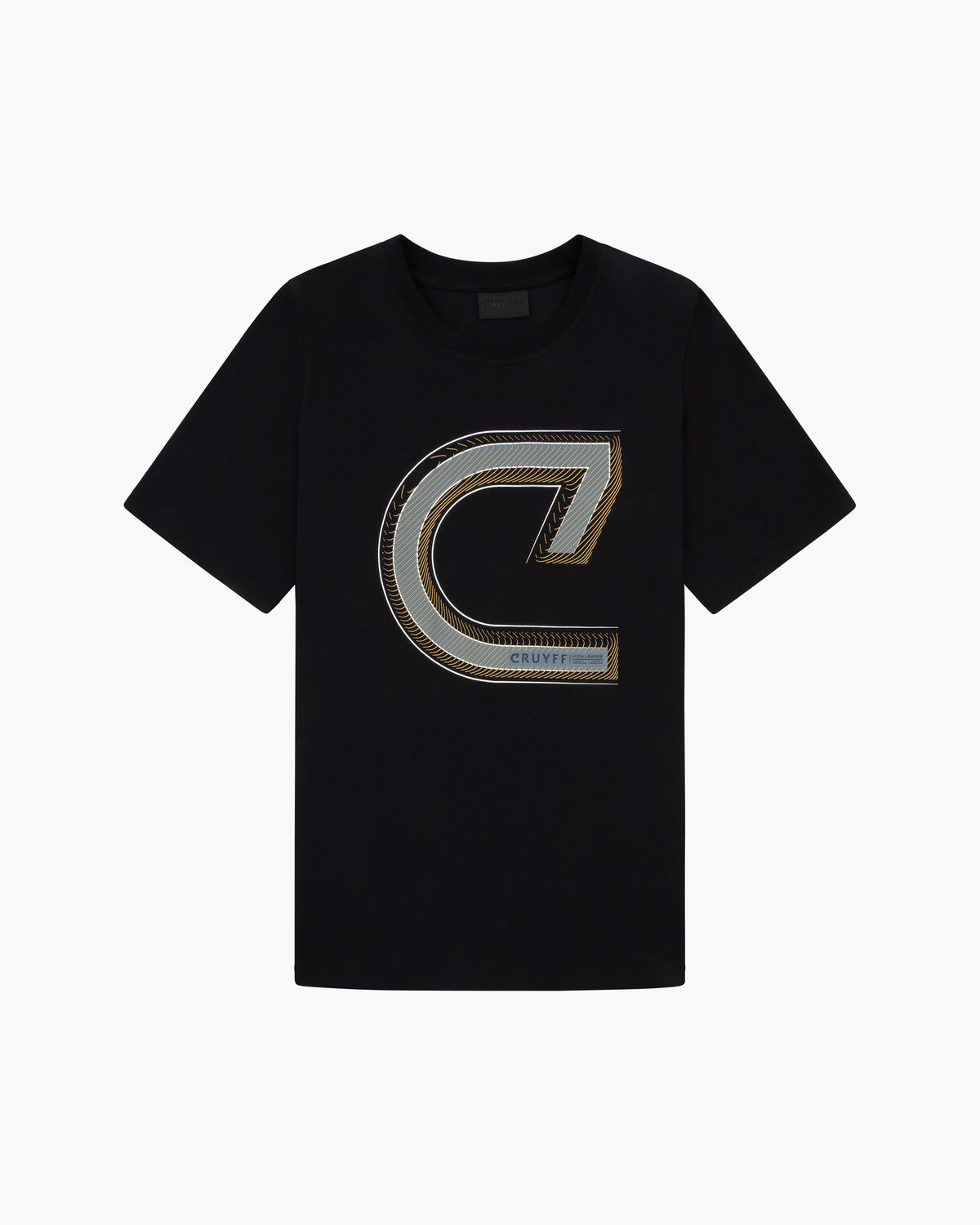 C-Tee, Black/Gold, hi-res