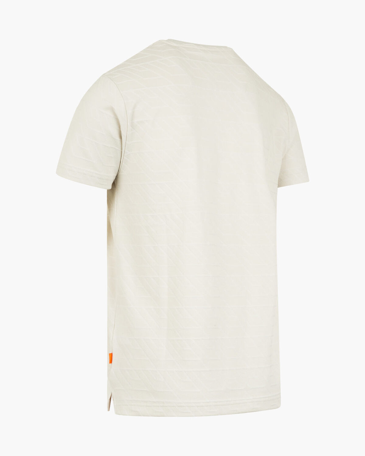 Luka Jacquard Tee, Crème, hi-res