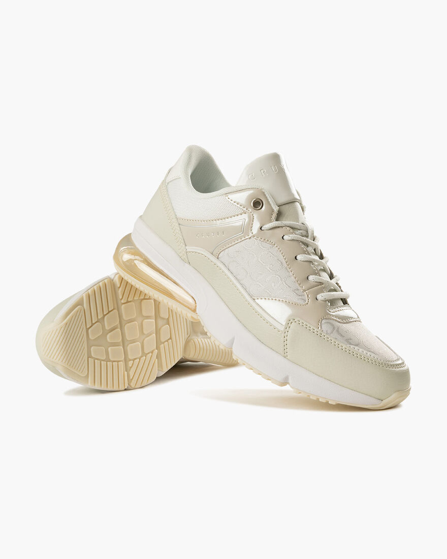 Diamond Lux - Tumbled/Textile/Patent, Crème, hi-res