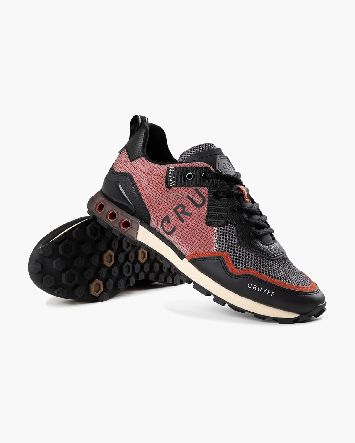 Superbia Hex, Grey/Red, hi-res