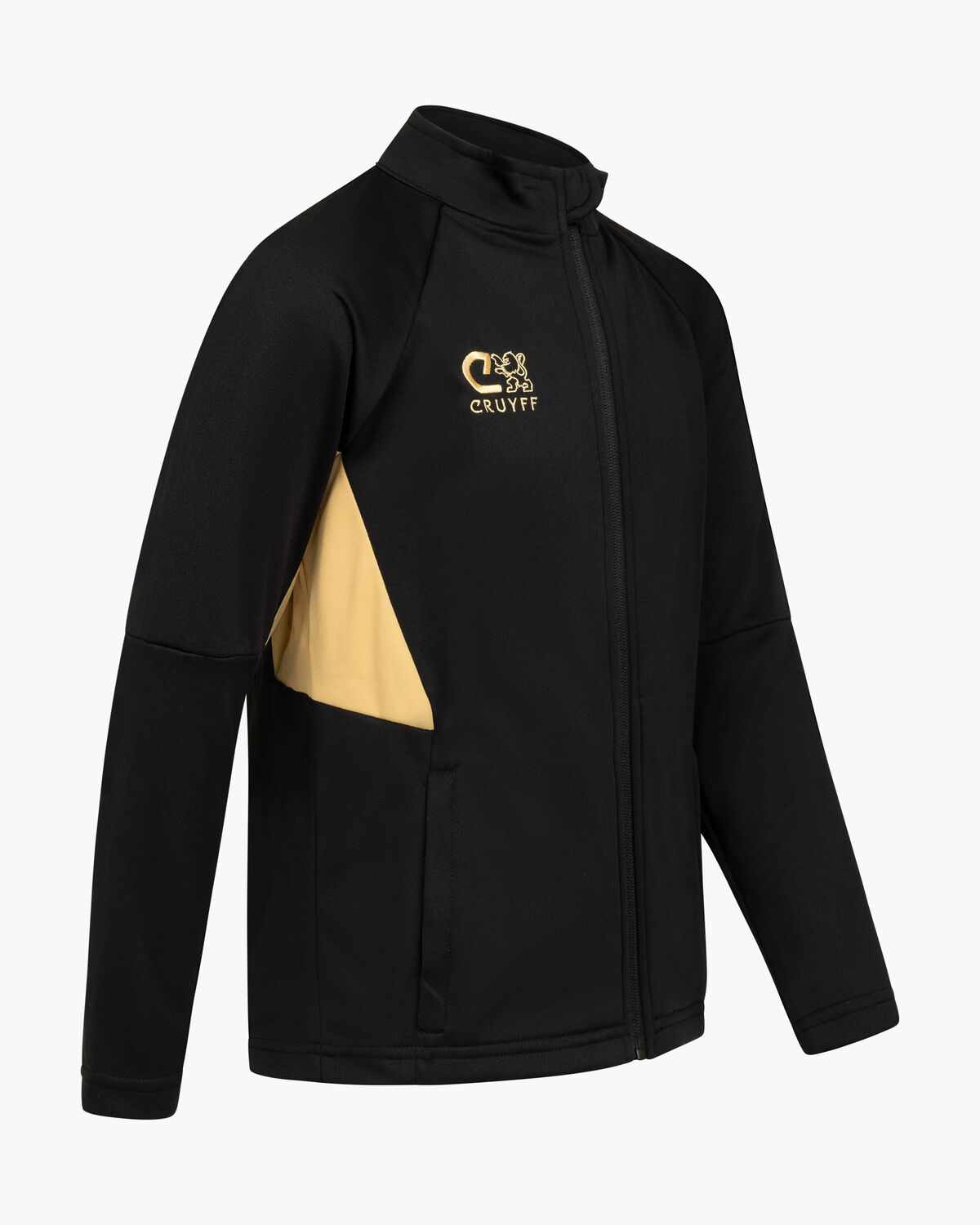 Cruyff Tech Turn Suit Junior, Black/Gold, hi-res