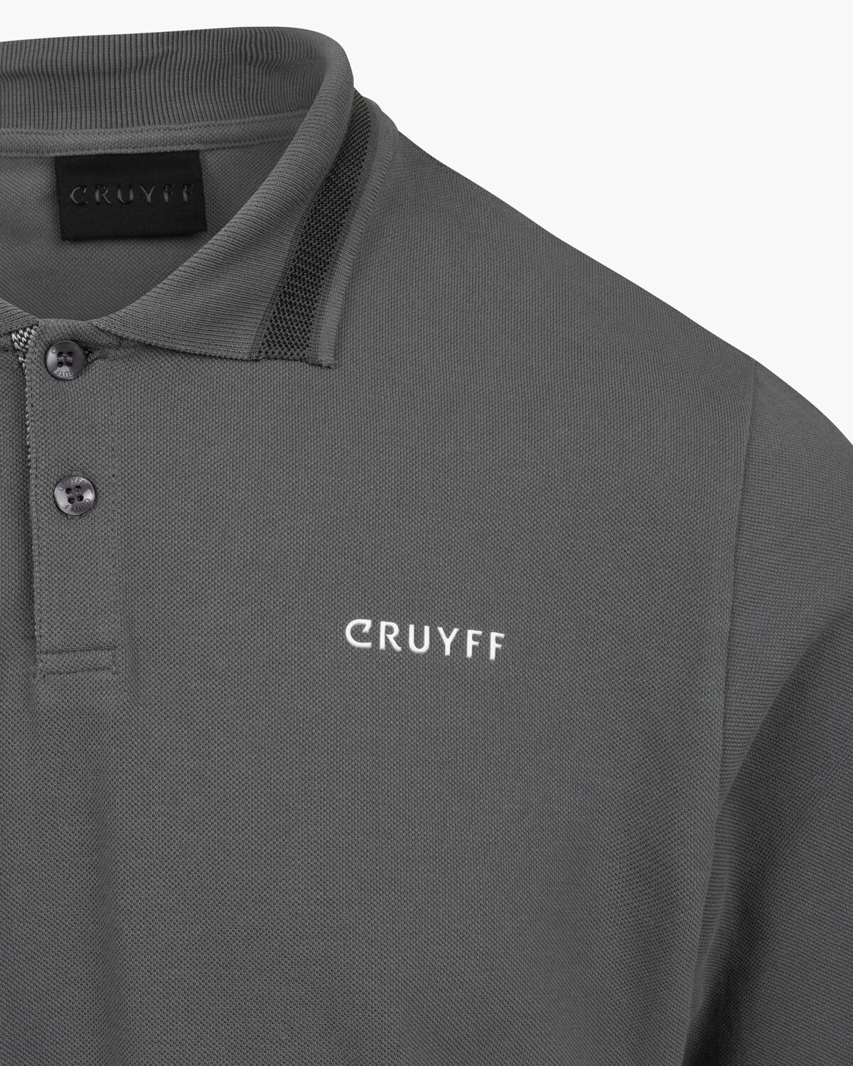 Gradient Polo, Charcoal Grey, hi-res