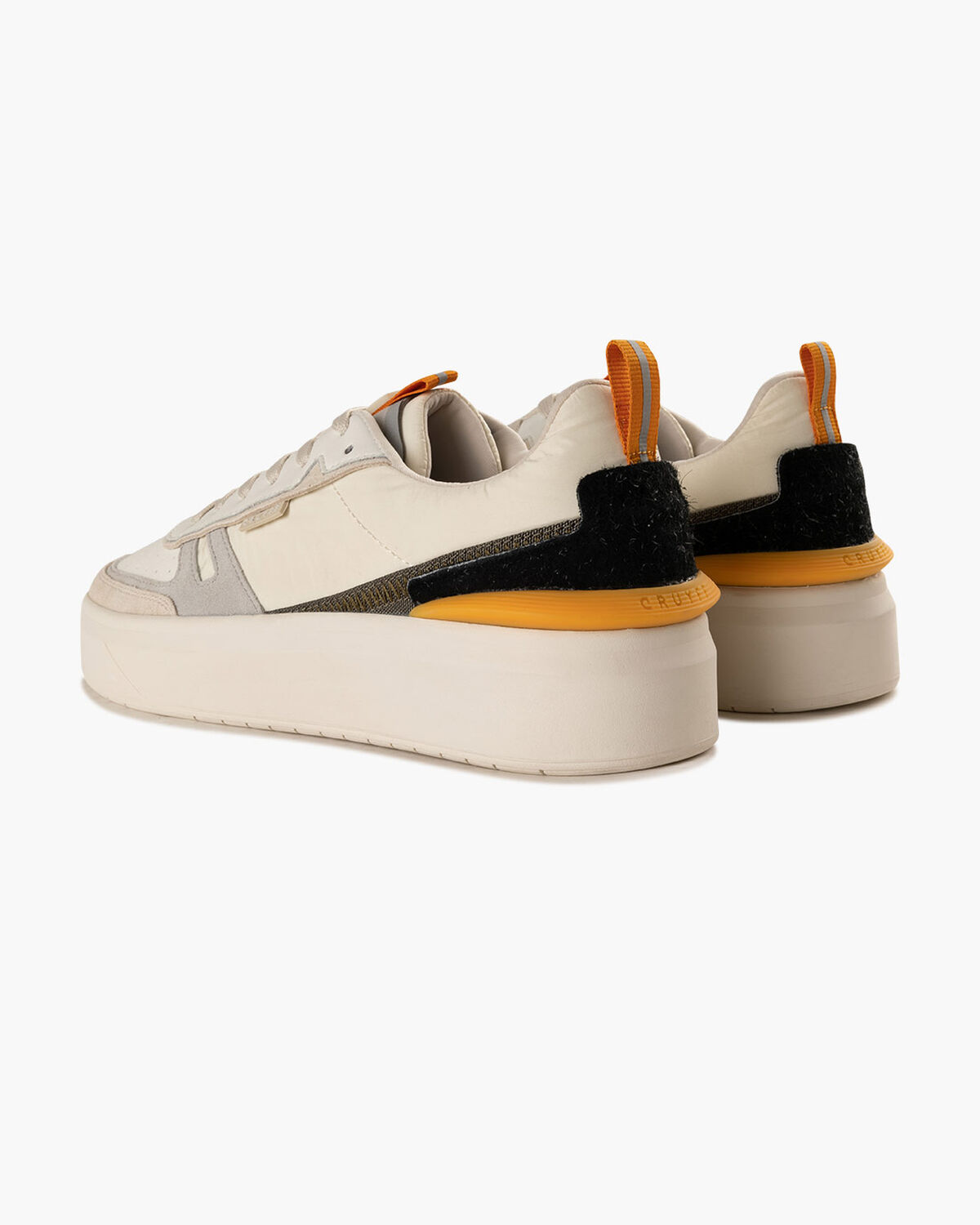 Cambria - Soft Leather/Crepe Nylon/Suede, Off white, hi-res