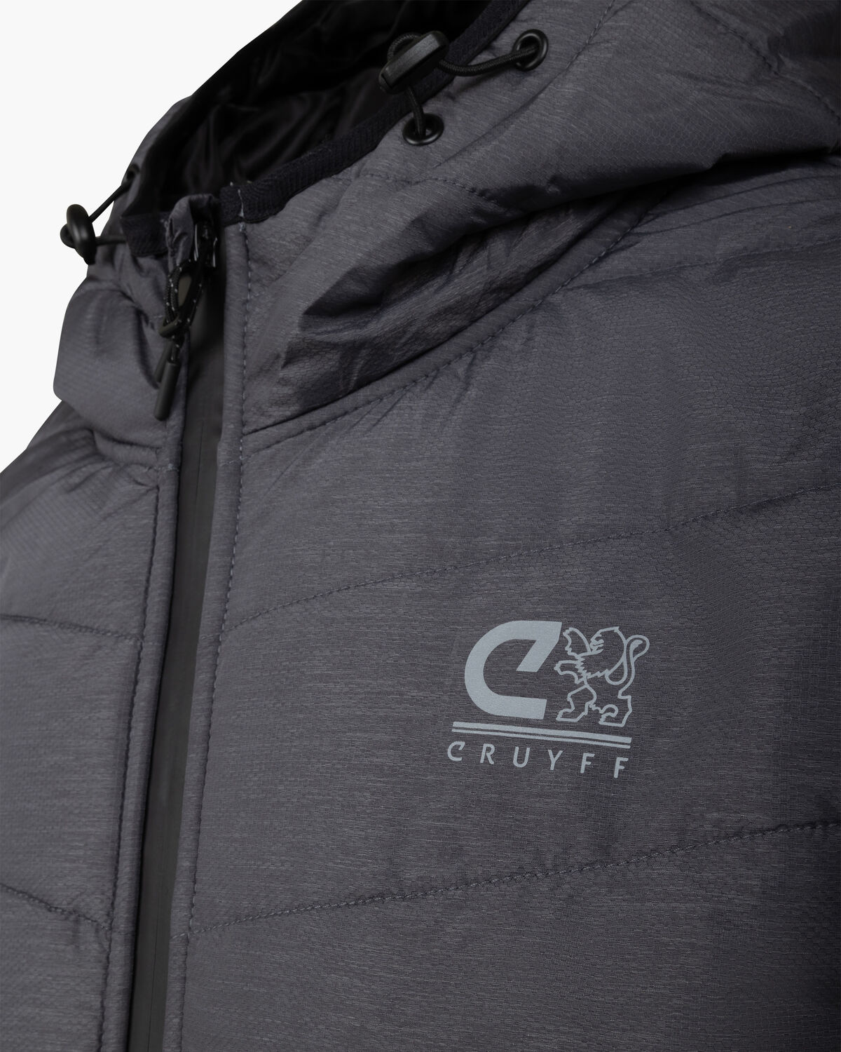 Explore Quilted Jacket, Light Grey, hi-res