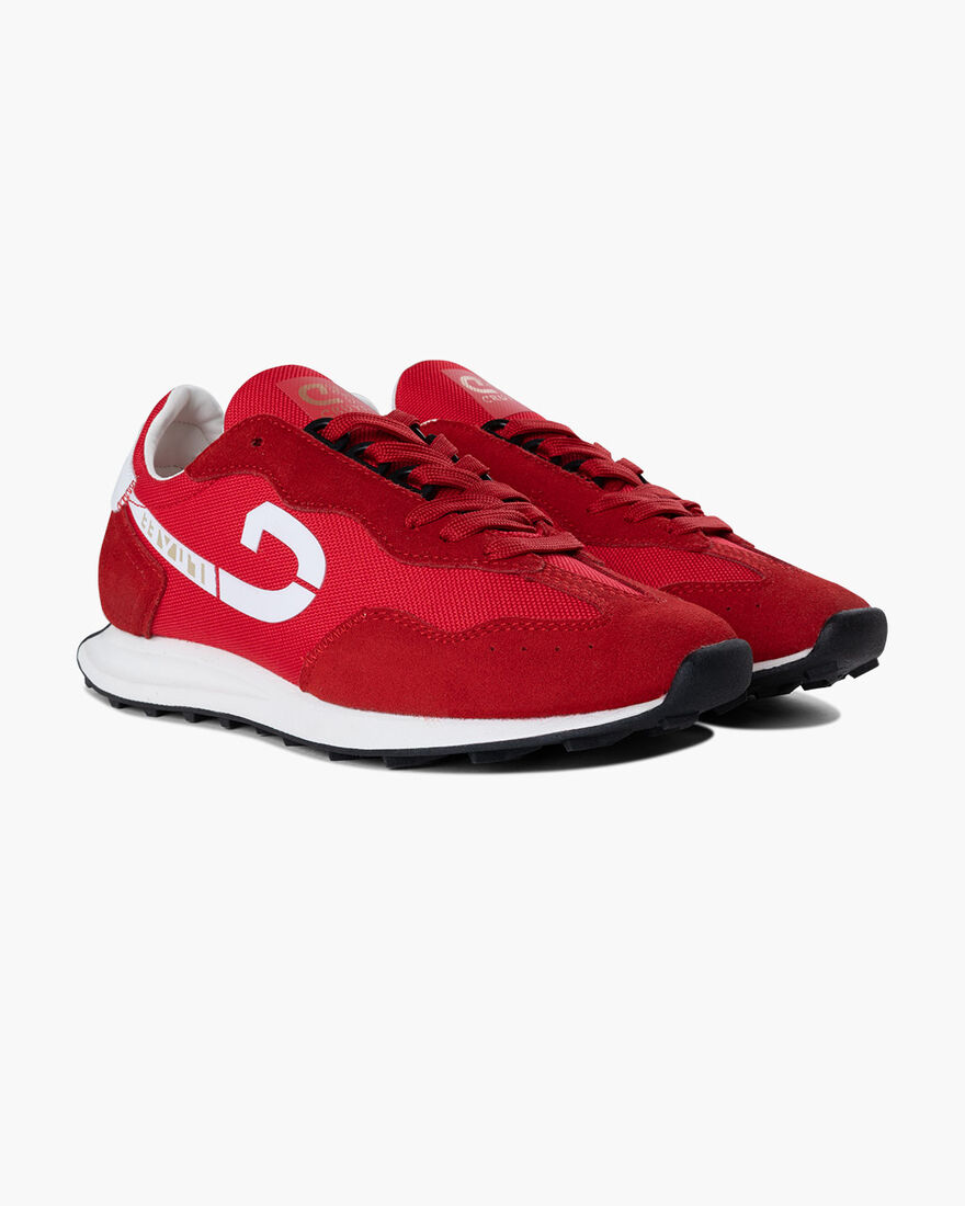 Londra Walk - Suede/Nylon, Red, hi-res