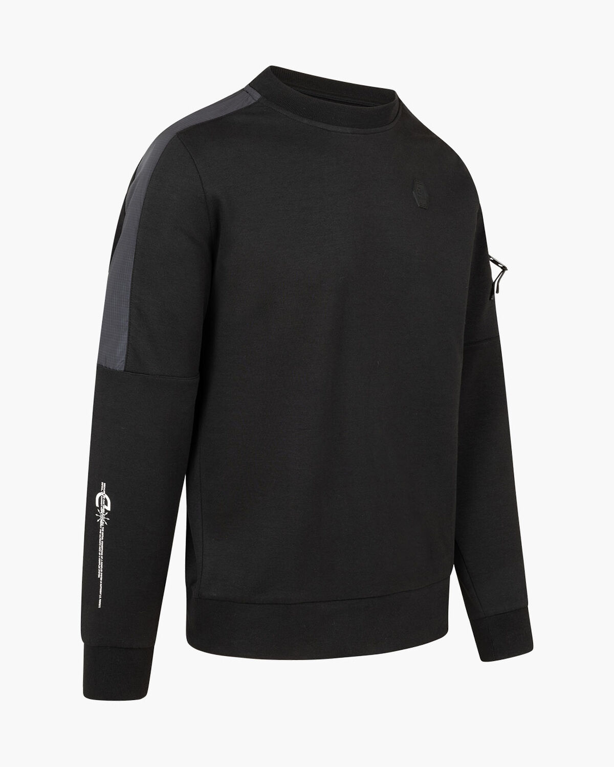 Aiden Sweater - 80% Polyester 20% Cotton, Black, hi-res