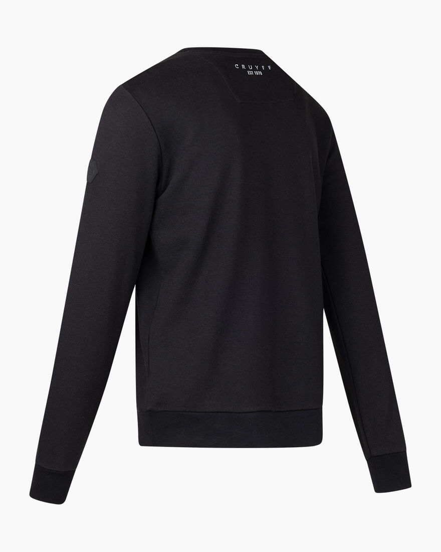 Rafael Sweater  - 65% Cotton 35% Polyester, Black, hi-res