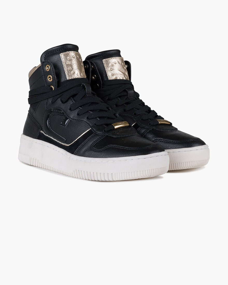 Campo High Lux - Tumbled/Suede/Patent, Black, hi-res