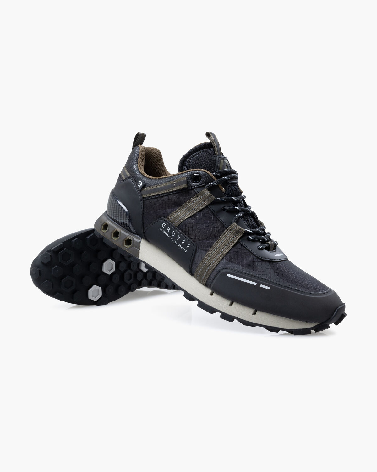 Inter Lace // Montserrat, Black/Green, hi-res