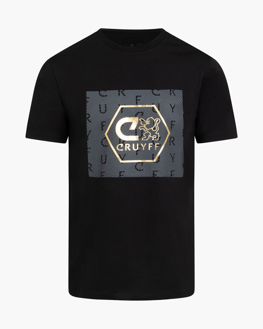 Explore Tee, Black/Gold, hi-res