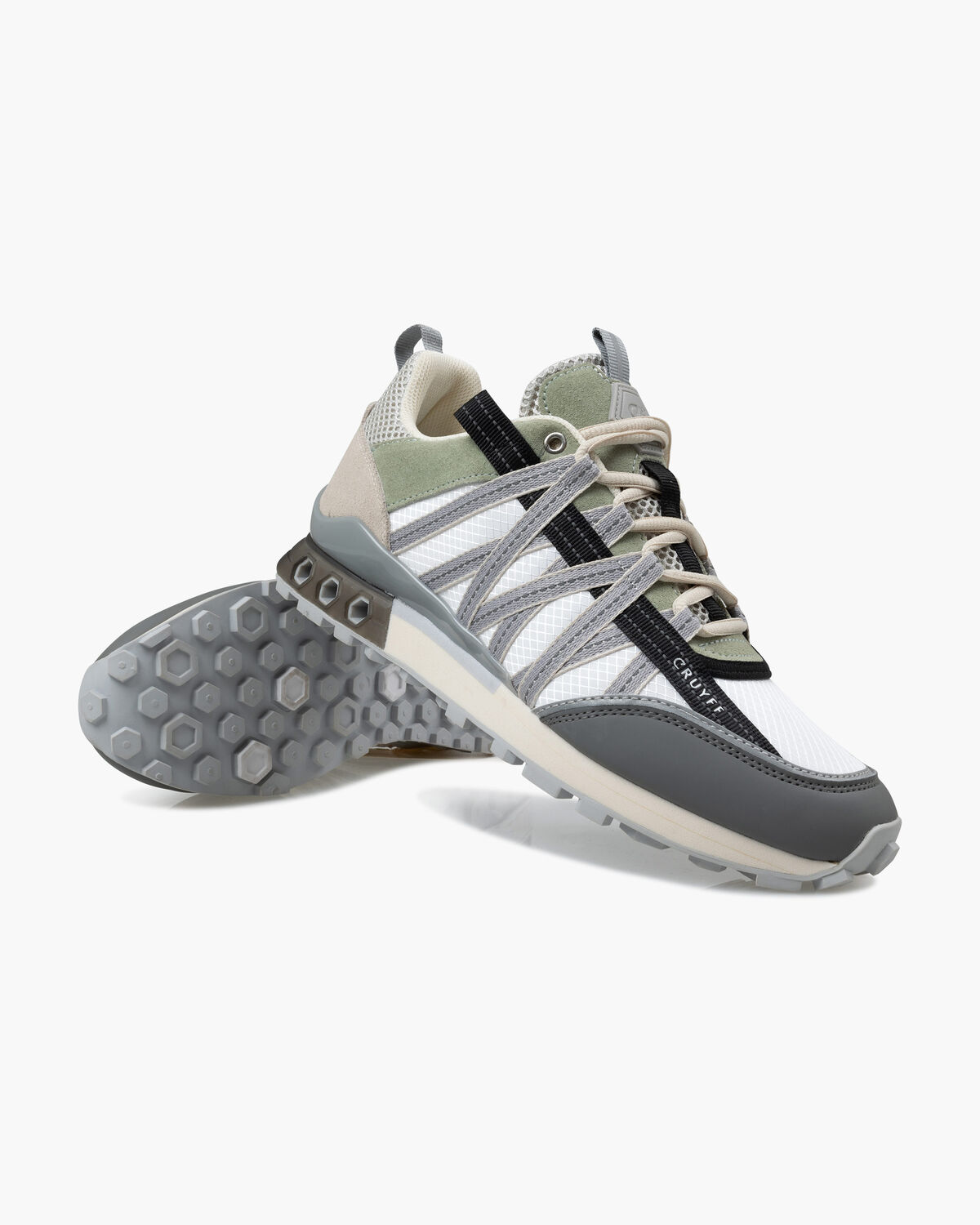 Fearia Hex-Tech, White/Green, hi-res