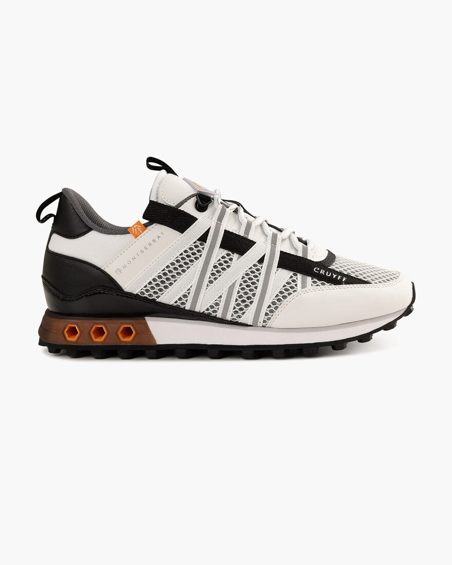 Fearia \\ Montserrat - Spacer Mesh/Matt, White/Orange, hi-res