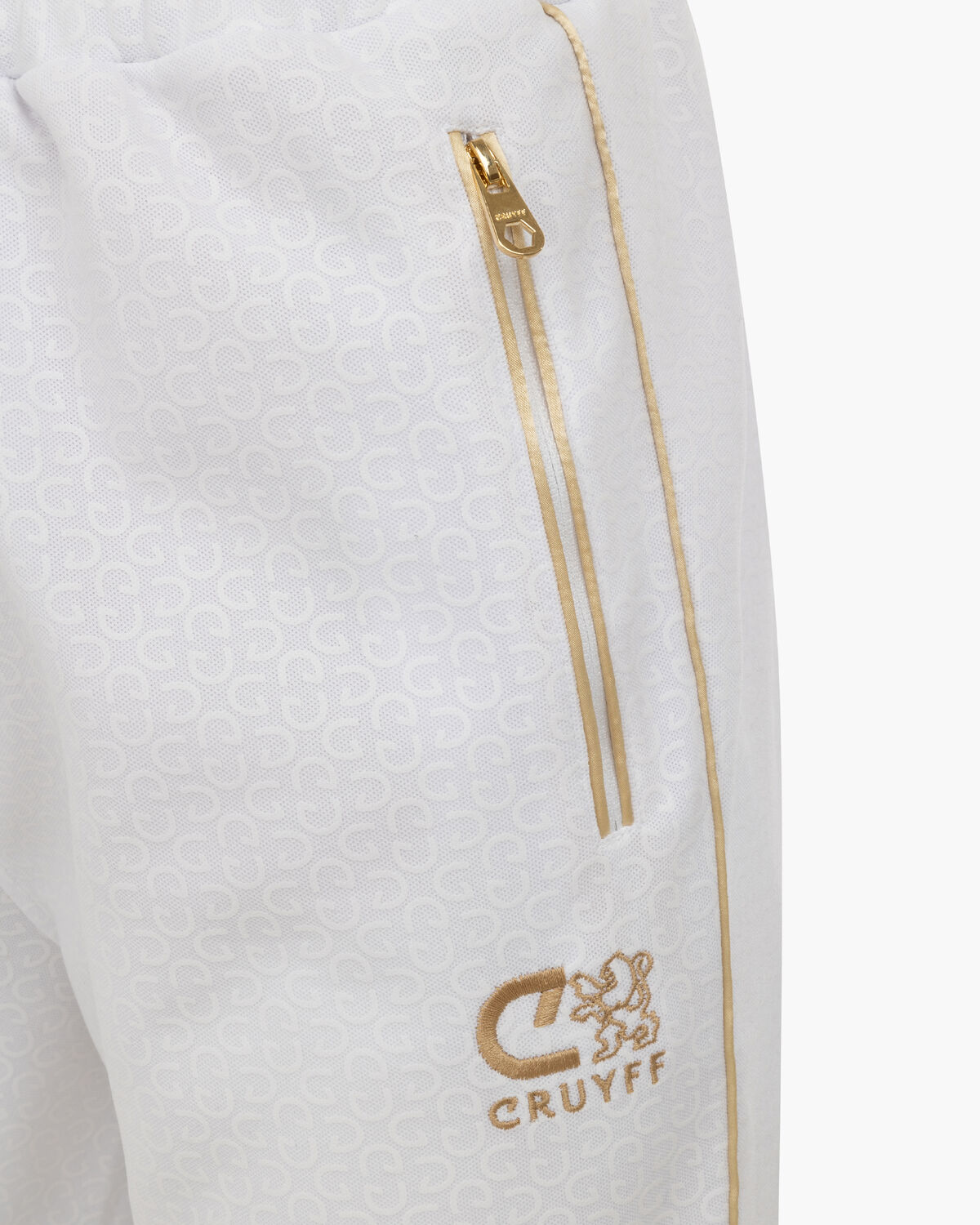 Refero Track Pants, White/Gold, hi-res