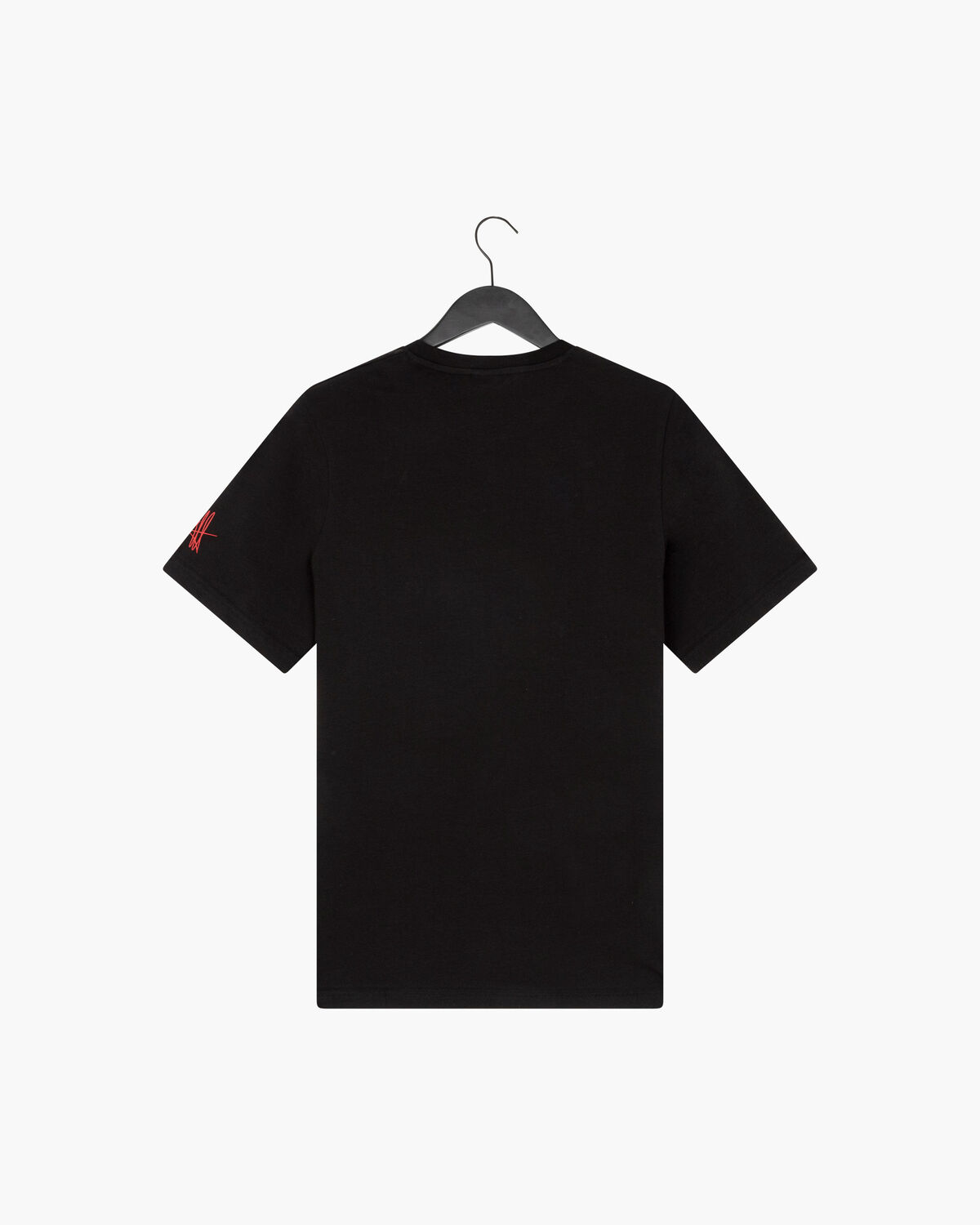 Supporter Tee, Black/Red, hi-res