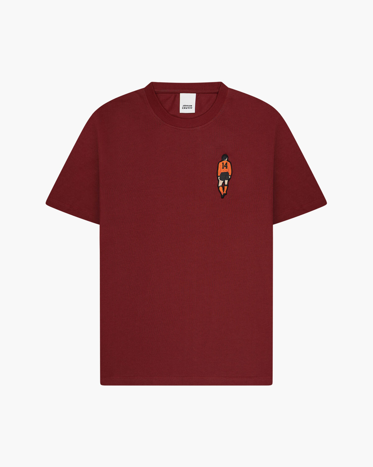Luxury Signature Tee, Bordeaux, hi-res