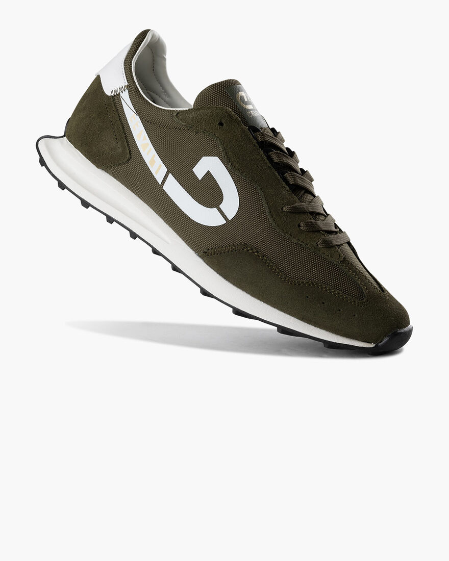 Londra Walk - Suede/Nylon, Dark green, hi-res