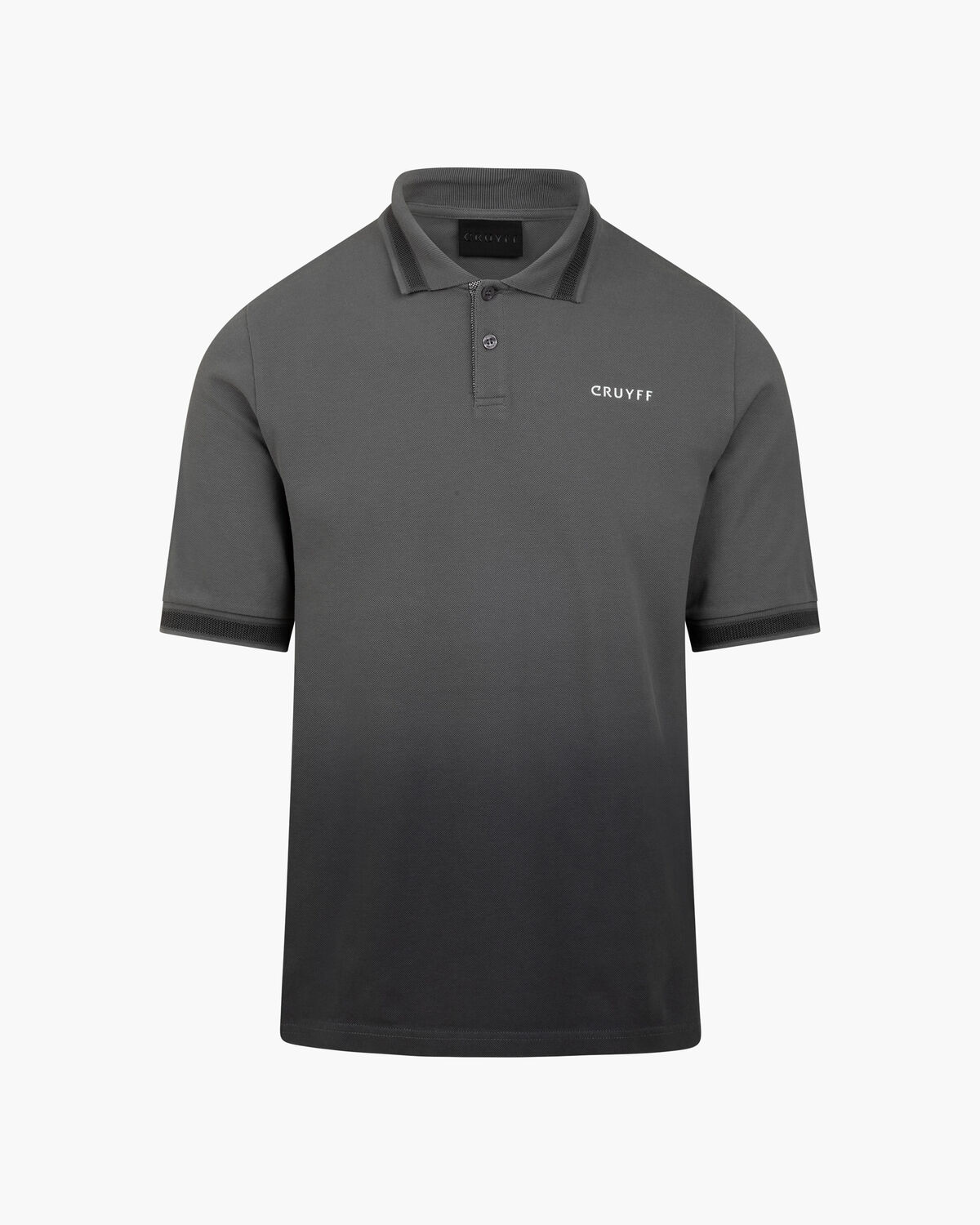 Gradient Polo, Charcoal Grey, hi-res