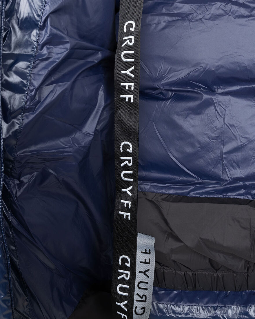 Trentini Puffer Jacket - 100% Polyester, Navy, hi-res
