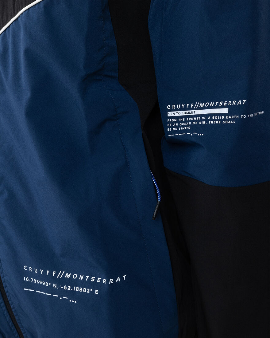 Monsterrat Salvador Tracktop - 95%Nylon 5%Elastane, Blue/Black, hi-res