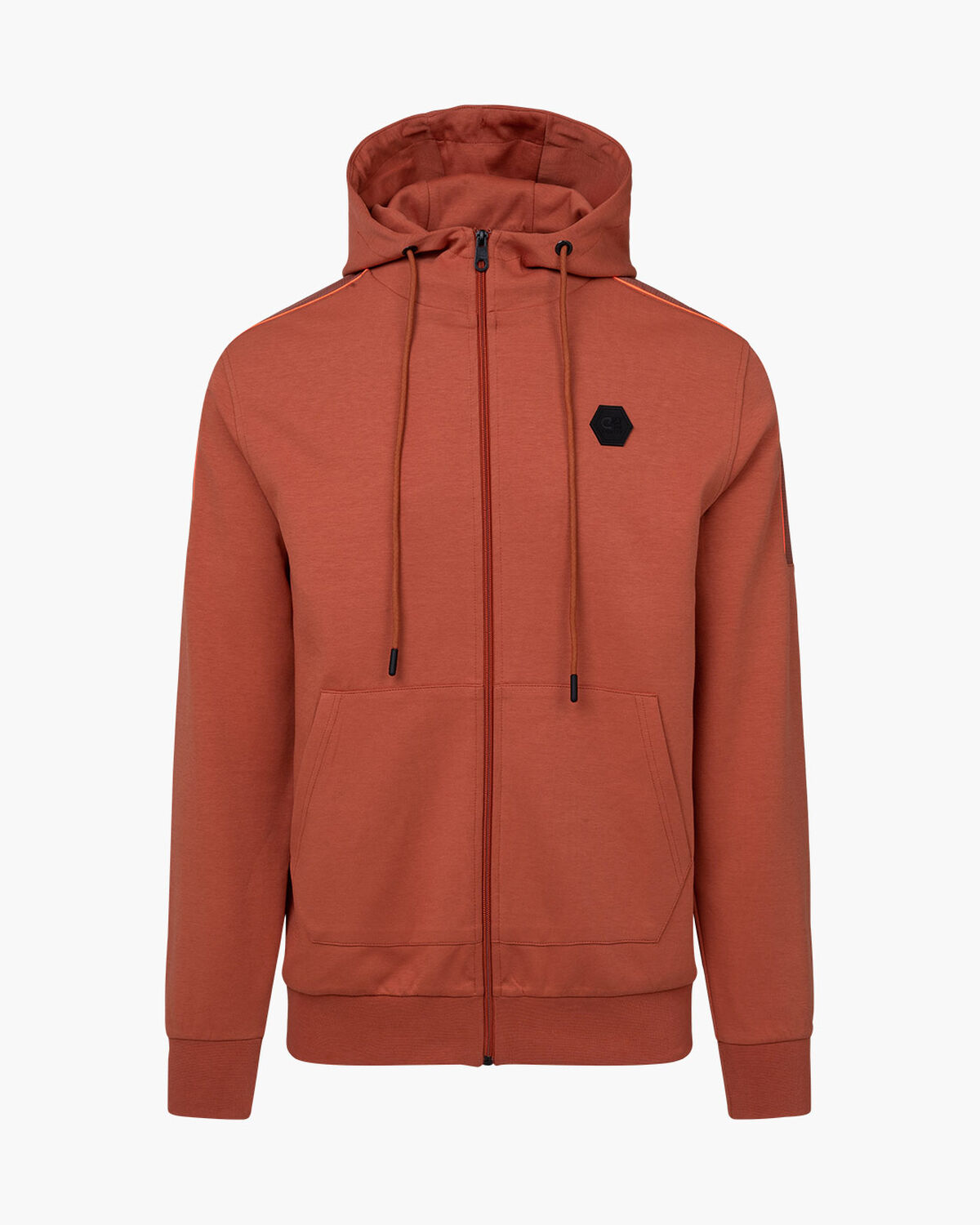 Aiden Track Top - 80% Cotton 20 % Polyester, Desert Brown, hi-res