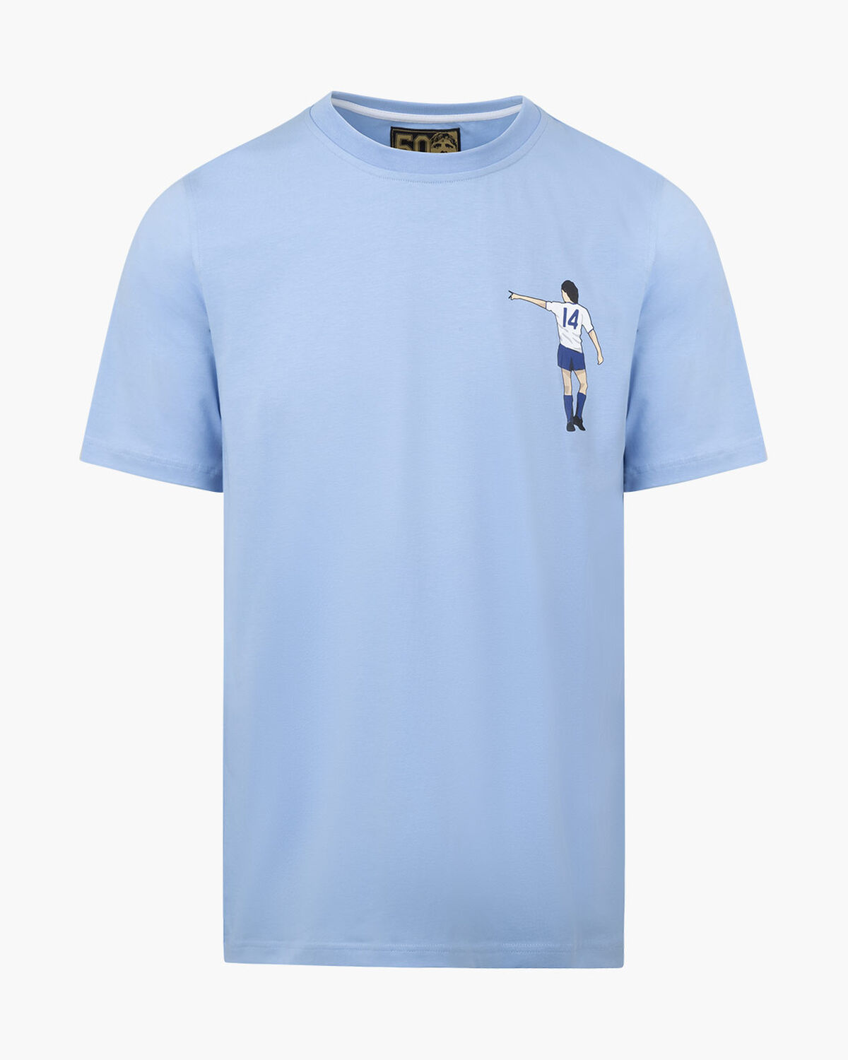 Dos Rayas Graphic Tee, Sky light blue, hi-res