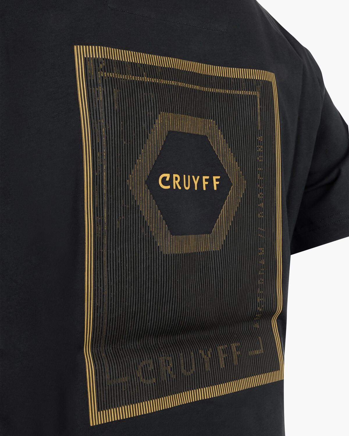 Hypno Graphic Tee, Black/Gold, hi-res