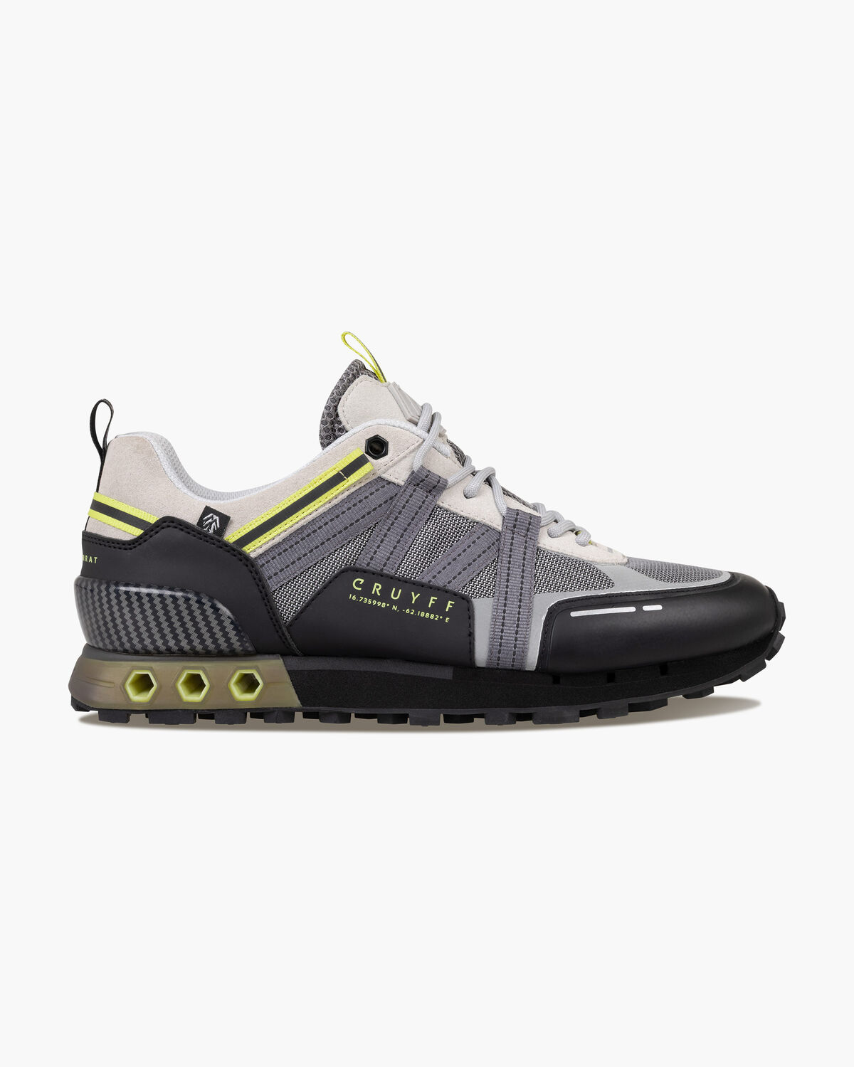 Interlace Hex-Tech // Montserr, Grey/Yellow, hi-res