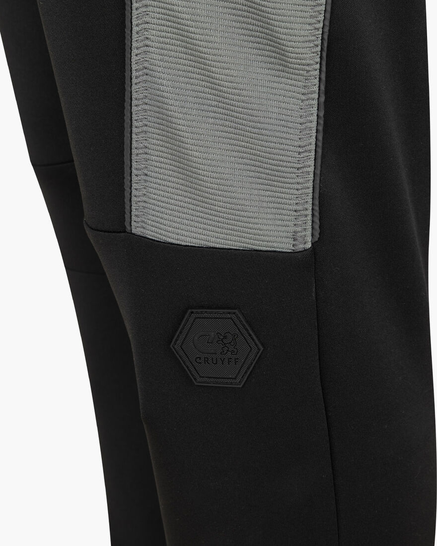 Zayne Scuba Track Pants - 95% Polyester 5% Elastan, Black, hi-res