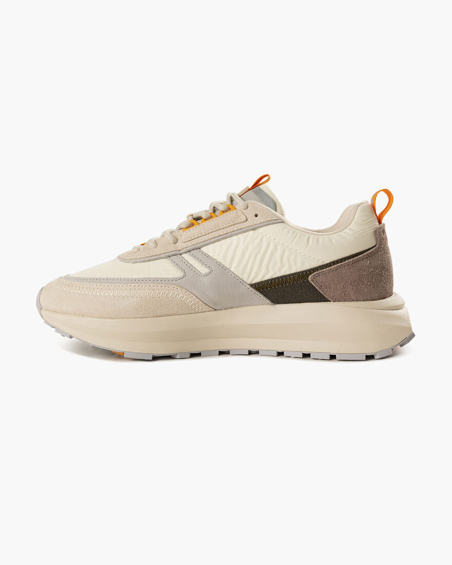 Ambruzzia - Crepe Nylon/Soft Leather, Off white, hi-res