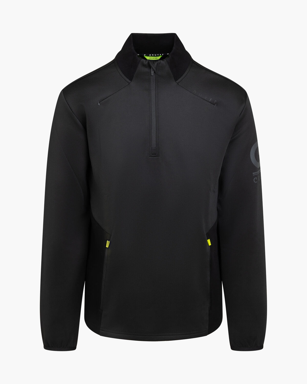 Maxout 1/4 Zip Sweat, Black, hi-res