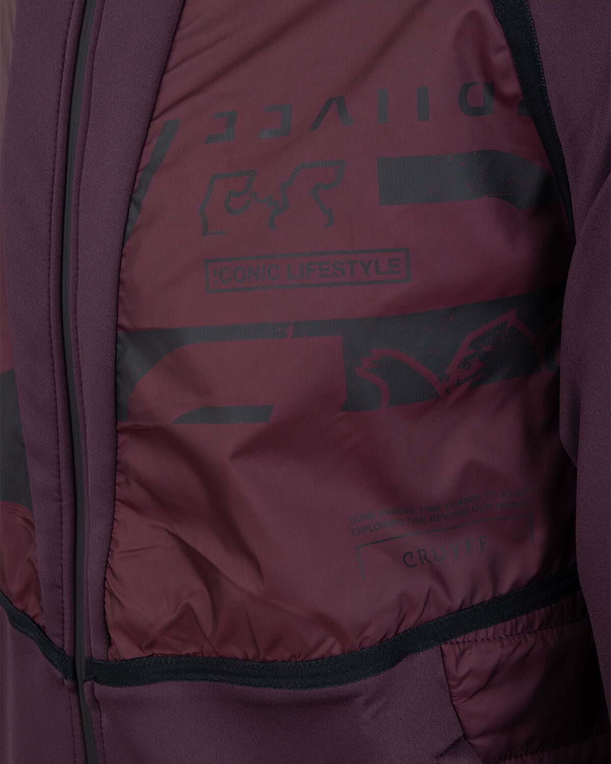 Moniro Track Top, Wine, hi-res