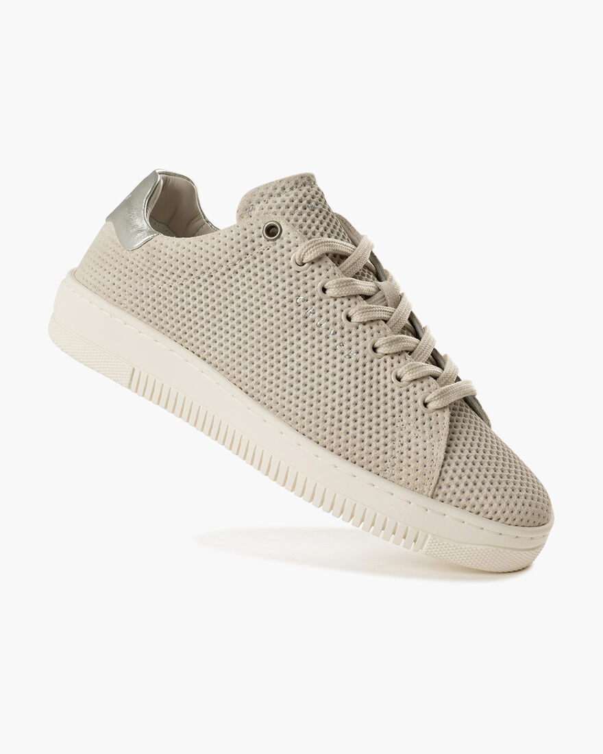 Joan - Debossed Suede/Metallic Leather, Sand, hi-res