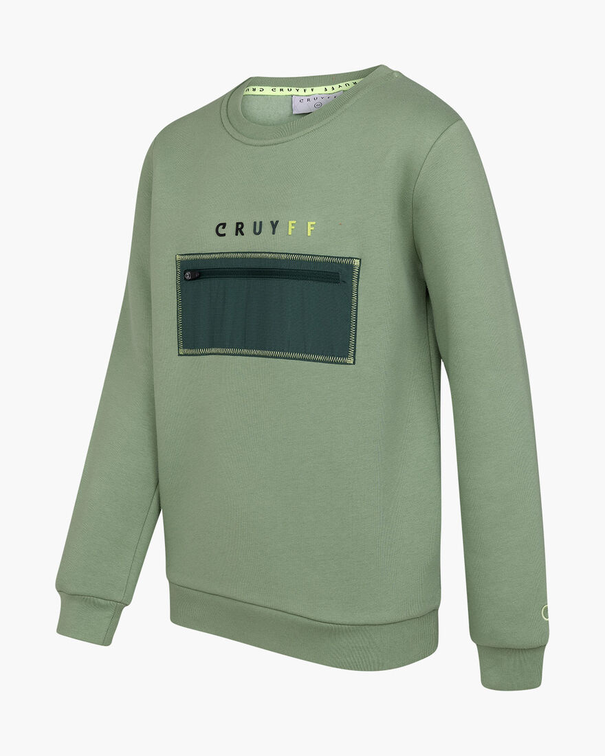 Clipper Suit Crewneck, Green, hi-res