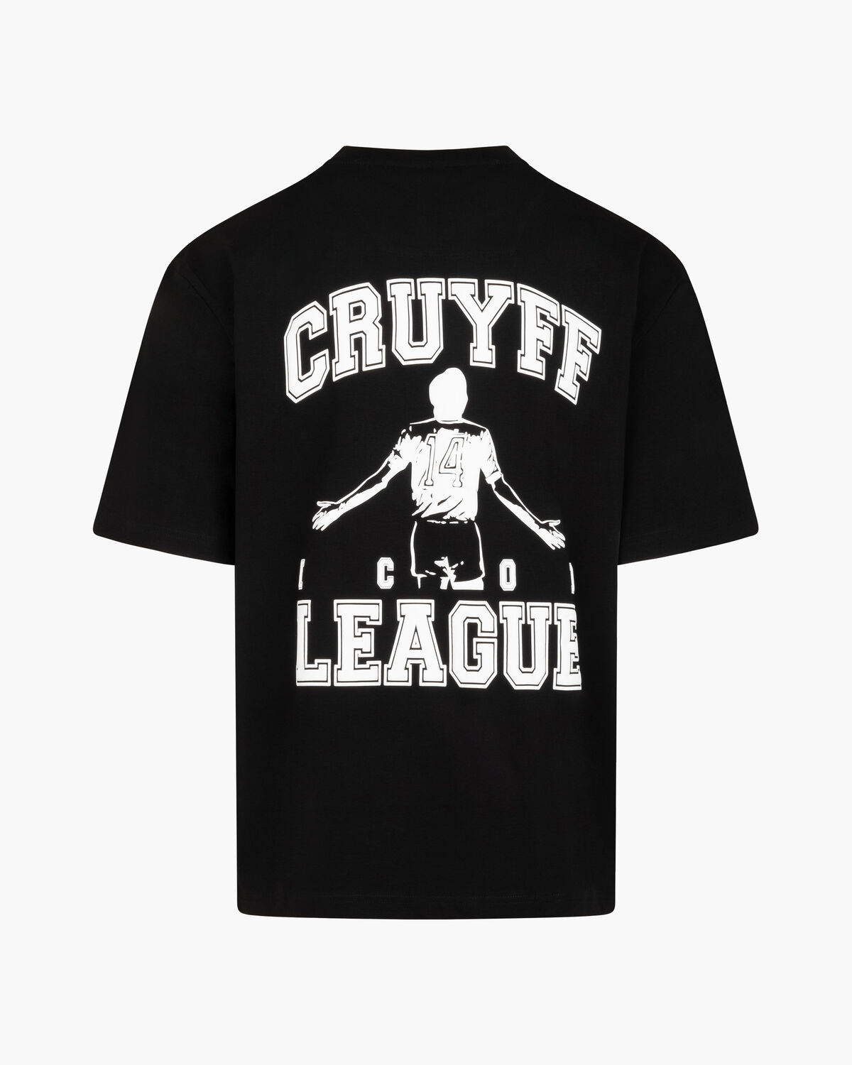 Cruyff League Tee, Black, hi-res
