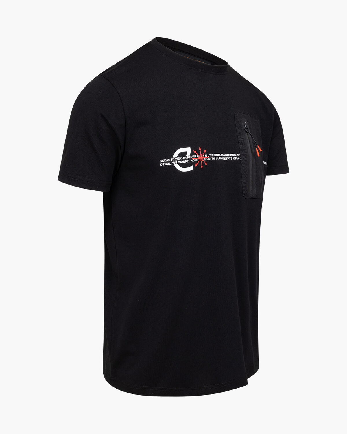Ray Tee - 95% Cotton 5% Elastane, Black, hi-res