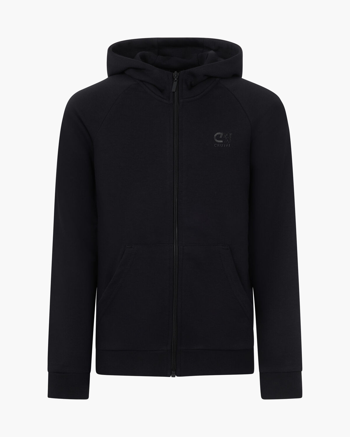 Classic Zip-Through, Black, hi-res