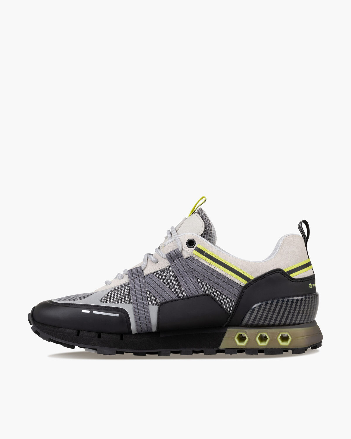 Interlace Hex-Tech // Montserr, Grey/Yellow, hi-res