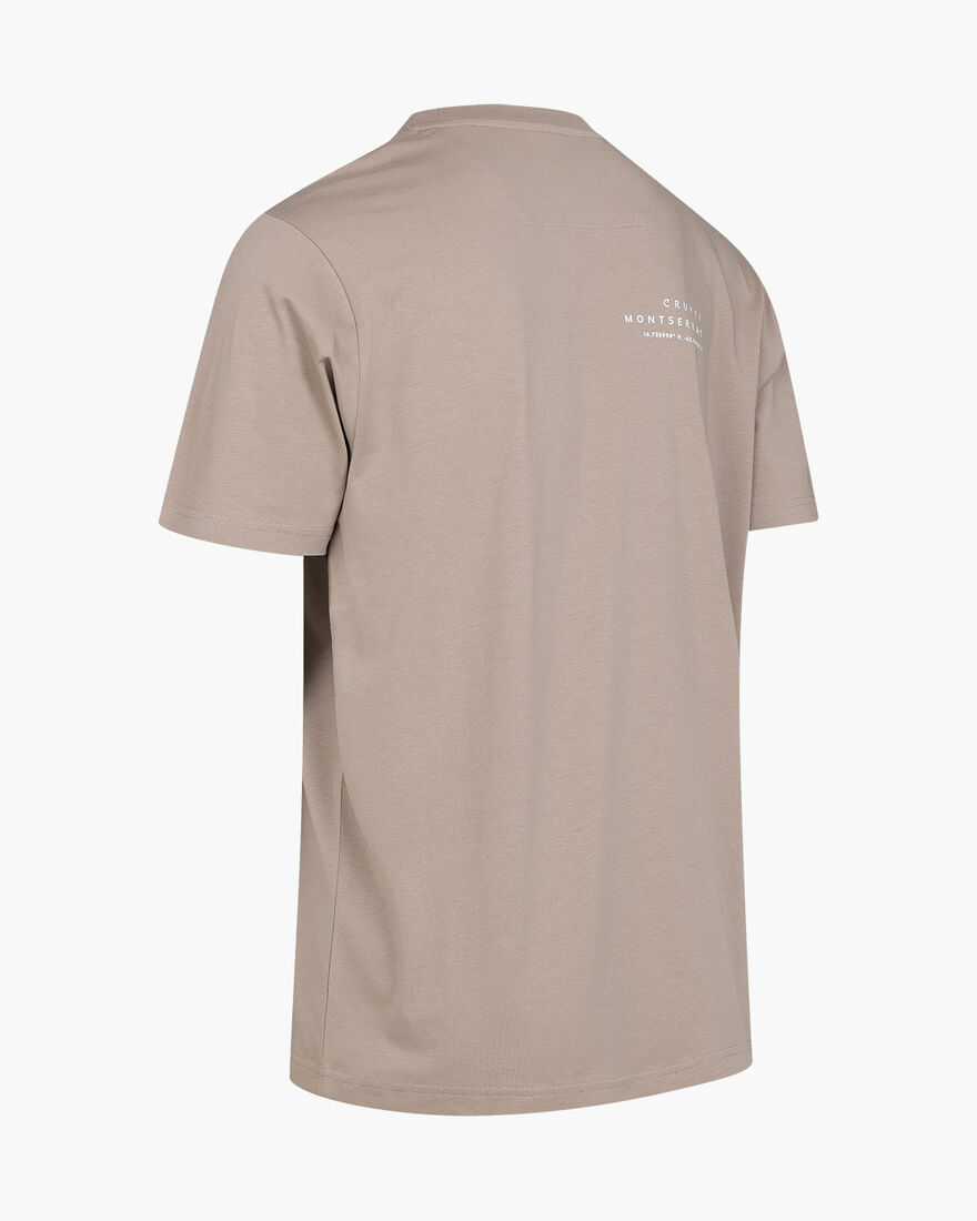 Montserrat Peak Tee - 95 %Cotton 5%Elastane, Sand, hi-res
