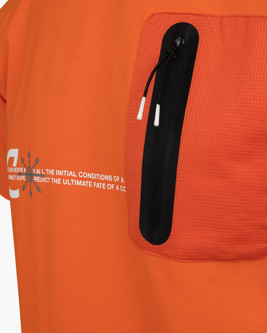 Ray Tee - 95% Cotton 5% Elastane, Orange, hi-res