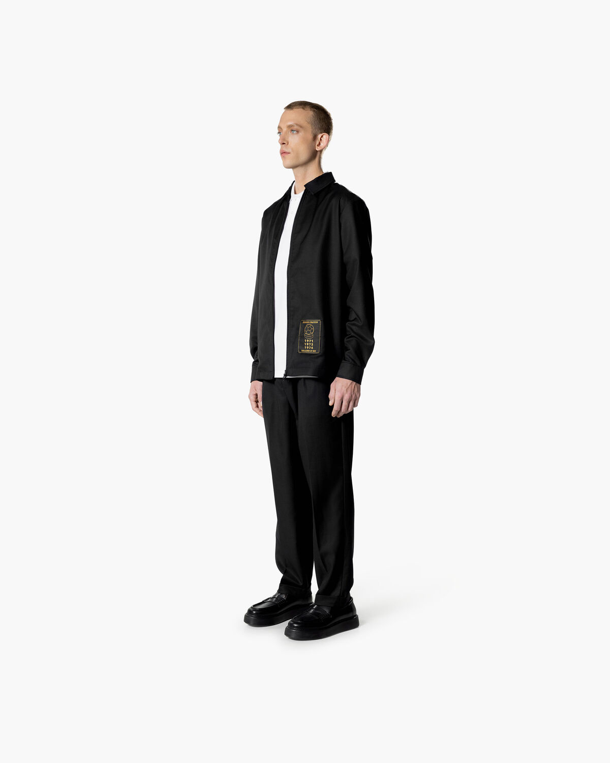 Tailored Tech Overshirt, Black, hi-res