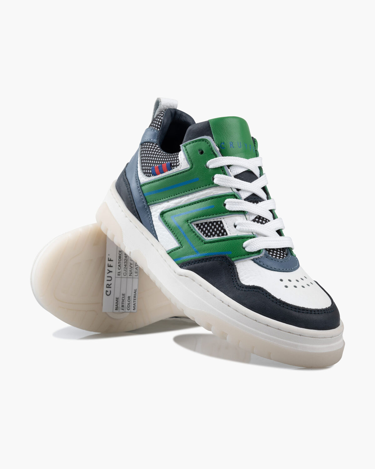 El Catorce, Navy/Green, hi-res